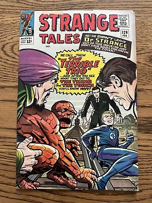 Buy STRANGE TALES #129 (Marvel 1965) Jack Kirby & Steve Ditko Art! • 12.85£