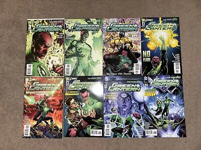 Buy Green Lantern #1-8 Comic Lot, New 52, 1st Print, Origin Of Simon Baz • 5£