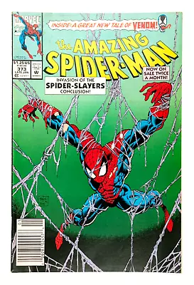 Buy Amazing Spider-Man #373 (1993 Marvel) Spider-Slayers! Venom Story! Newsstand VF+ • 8.22£