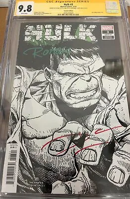 Buy CGC 9.8 SS Hulk #3 Variant Edition Signed By Ryan Ottley & Donny Cates • 181.33£