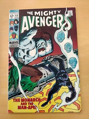 Buy Avengers #62...marvel...1969...nm 9.0...first M' Baku...man-ape.. • 76.41£