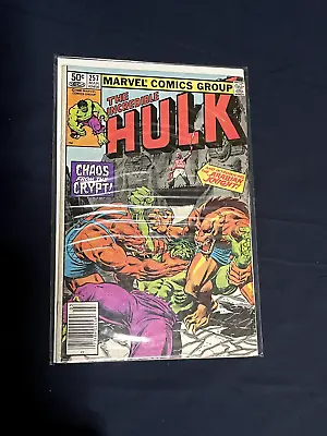Buy The Incredible Hulk #257 1981 Marvel Comic Crypt Of Chaos Medium Grade • 15.77£
