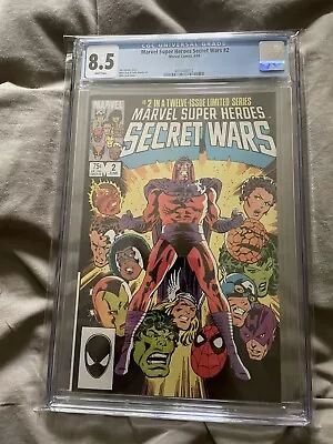 Buy Marvel Super Heroes Secret Wars #2 - Marvel Comics 1984 CGC 8.5 • 55.75£