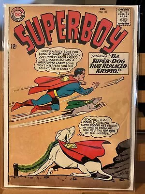 Buy Superboy #109 - The Super-Dog That Replaced Krypto! (DC, 1963) • 10.38£