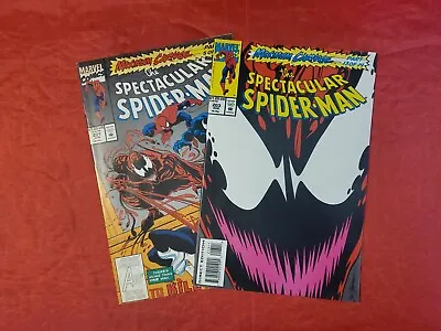 Buy Spectacular Spider-Man 201 &203 (Lot Of 2) 1993 Maximum Carnage, Venom Black Cat • 18.32£