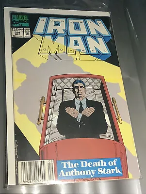 Buy Iron Man Marvel Comic - The Death Of Anthony Stark -  #284 (1992) • 11£