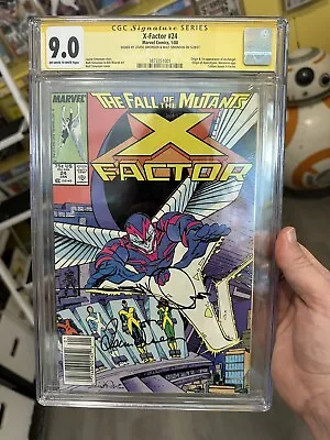 Buy X-Factor #24 (Marvel, 1988) Signed By Walt & Louise Simonson! CGC 9.0 Newsstand • 156.90£