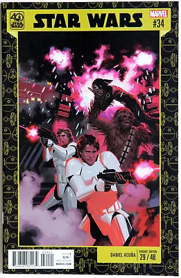 Buy Star Wars #34 Vol 2 40th Anniversary Variant 29/48 - Marvel Comics - J Aaron • 14.95£