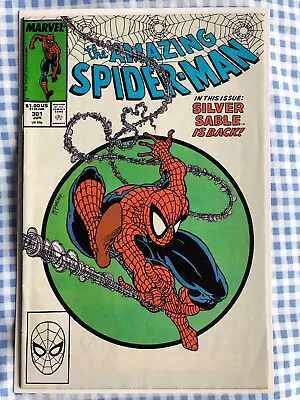 Buy Amazing Spider-Man 301 (1988) Silver Sable App • 49.99£