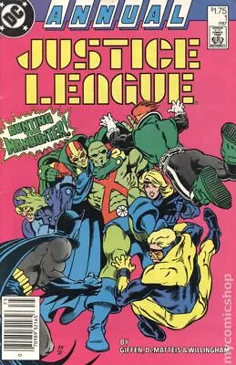 Buy Justice League America Annual Canadian Price Variant #1 VF 1987 Stock Image • 7.52£