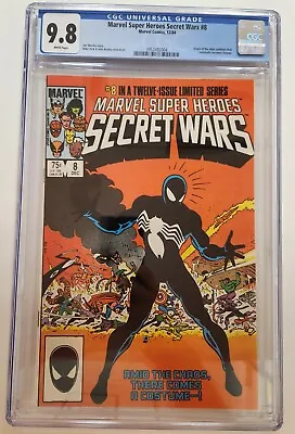 Buy Marvel Super-heroes Secret Wars #8 Cgc 9.8 Origin Of Alien Symbiote Black Suit! • 591.27£