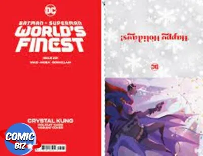Buy Batman Superman Worlds Finest #21 (2023) 1st Print *kung Dc Holiday Variant C* • 5.85£
