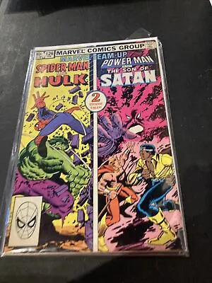 Buy Marvel Team-up - Spiderman & Hulk/ Power Man And The Son Of Satan #126 • 4.95£