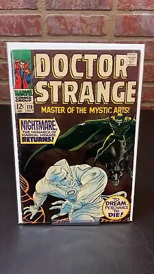 Buy Doctor Strange #170 1st Cover Appearance Nightmare! FN+ 1968 Roy Thomas Marvel • 15.77£