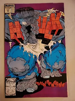 Buy Marvel Incredible Hulk #345 Direct Iconic McFarlane Cover 1988 • 20.58£