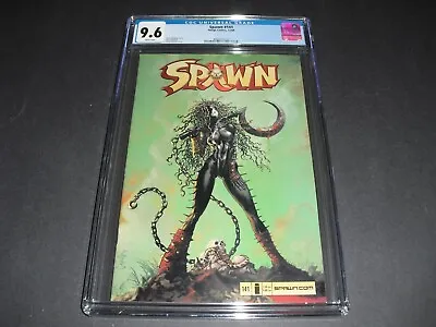Buy Spawn #141 CGC 9.6 W/ WHITE PAGES From 2004! Image 1st She Spawn McFarlane G32 • 103.08£