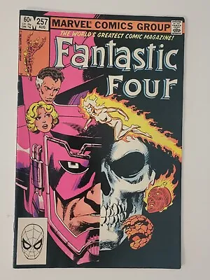Buy Fantastic Four #257 Marvel Comics 1983 Galactus Death Of Skrull Princess • 7.10£