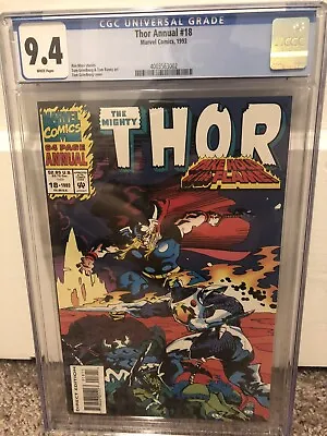 Buy THE MIGHTY THOR ANNUAL #18 CGC 9.4 1st Cameo Of LOKI As A Female • 47.43£