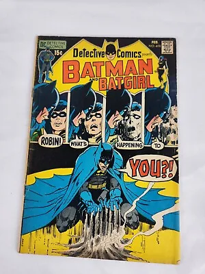 Buy DETECTIVE COMICS Feb #408 1971 BATMAN & BATGIRL NEAL ADAMS DC Robin Comic Book ! • 16.07£