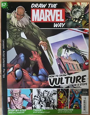 Buy Draw The Marvel Way #57 Vulture Magazine Only Hachette Partworks • 3.50£