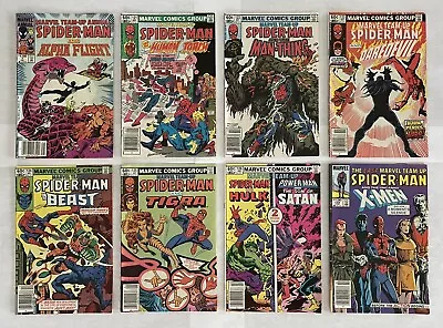 Buy Marvel Team-Up Comic Books Spider-Man Lot Of 8 #7, 121-126, 150 • 45.45£