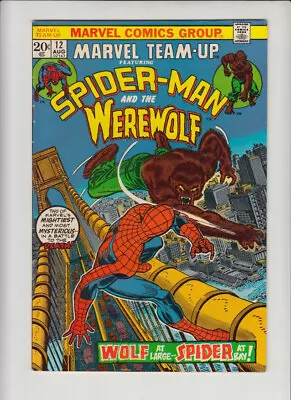 Buy Marvel Team-up #12 Fine *early Werewolf! • 24.07£