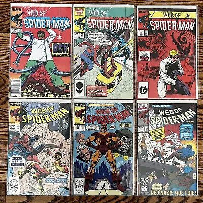 Buy Web Of Spider-Man 6 Comic Lot #5, 21, 30, 57, 60, 72. NM+ • 19.71£