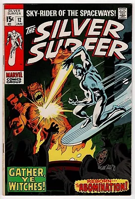 Buy Silver Surfer #12 (1970) Abomination; 1st Appearance Warlock Prime By Stan Lee • 25.58£