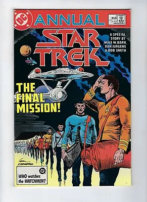 Buy STAR TREK ANNUAL # 2 DC Comics The Final Mission, 1986 VF/NM • 6.95£