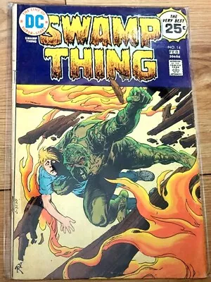 Buy Swamp Thing #14 (1st Series, Vintage Gd/ Fn 1975 Dc Comic  • 5.95£