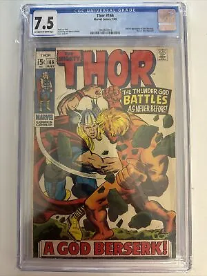 Buy Thor #166 CGC 7.5 • 257.26£