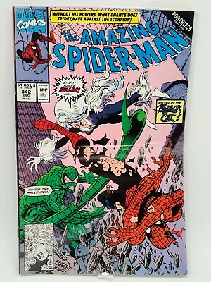 Buy The Amazing Spider-Man #342 (1990) Black Cat Appearance Copper Age Marvel Comic • 2.59£