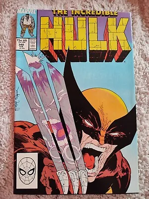 Buy The Incredible Hulk #340 - 1987 - Iconic Cover Art By Todd McFarlane  • 150£
