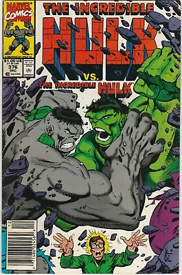 Buy The Incredible Hulk Vs. Hulk #376 December 1988 - Newsstand Marvel Comics Group • 19.97£