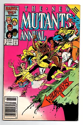 Buy New Mutants Annual #2 Newsstand - 1st Appearance Psylocke - 1986 - VG • 23.71£