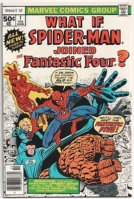 Buy What If #1 Spider-man Joined Fantastic Four 1977 Vfn/nm Disney Marvel Comics • 59.95£