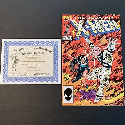 Buy Marvel Comics THE UNCANNY X-MEN #184 SIGNED JOHN ROMITA JR. + COA 1ST APP FORGE  • 79.05£