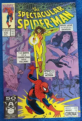 Buy Spectacular Spider-man #176. 1991. Marvel. 1st Appearance Corona! 9.6 Near Mint+ • 11.99£