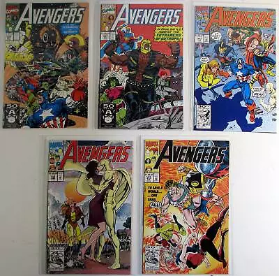 Buy Avengers Lot Of 5 #330,331,343,348,359 Marvel (1991) 1st Series 1st Print Comics • 17.14£
