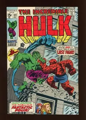 Buy Incredible Hulk 122 FN/VF 7.0 High Definition Scans *b26 • 86.72£