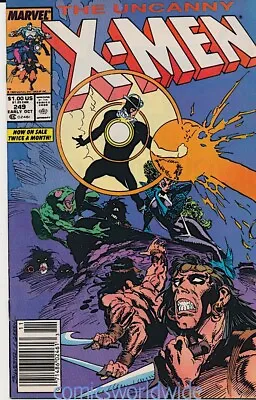 Buy Uncanny X-Men #249 (1989 1st Series) VF+/NM-, The Dane Curse • 3.17£