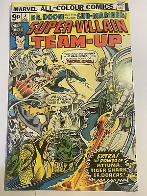 Buy SUPER-VILLAIN TEAM-UP #3 Dr. Doom Sub-Mariner Marvel Comics 1975 VF • 3.95£