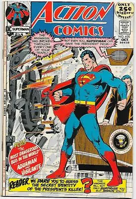 Buy  Action Comics #405, DC Comics 1971, Swan/Anderson Art; Adams Cover VF • 15.81£