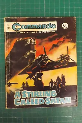 Buy COMMANDO COMIC WAR STORIES IN PICTURES No.869 A STIRLING CALLED SATAN GN1805 • 5.99£