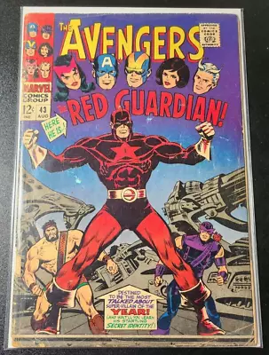 Buy Avengers #43 1st Appearance Of The Red Guardian 1967 Black Widow & Hercules MCU • 55.34£