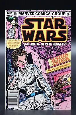 Buy Star Wars (1977) #65 Newsstand Tom Palmer Princess Leia Cover Michelinie VF • 7.92£