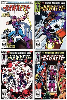 Buy Hawkeye #1-4 (1983, Marvel) Complete Set, NM- • 23.89£