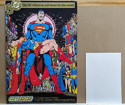 Buy CRISIS ON INFINITE EARTHS #7 Promo Poster By George Perez. Never Unfolded. 1985. • 31.58£