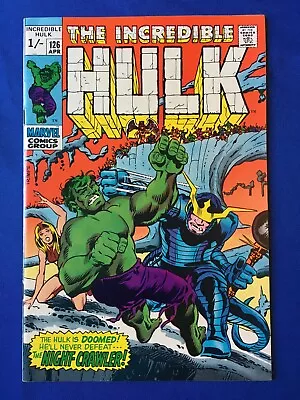 Buy Incredible Hulk #125 VFN+ (8.5) MARVEL ( Vol 1 1970) 1st Barb Norris Valkyrie (C • 45£