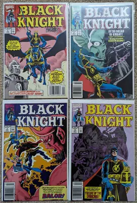 Buy 1990 Marvel Comics Black Knight 1-4 Complete Set • 45£